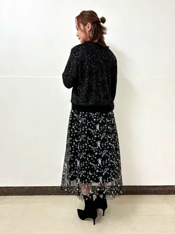 GRACE CONTINENTAL The Banquet Kogane. コーディネート画像