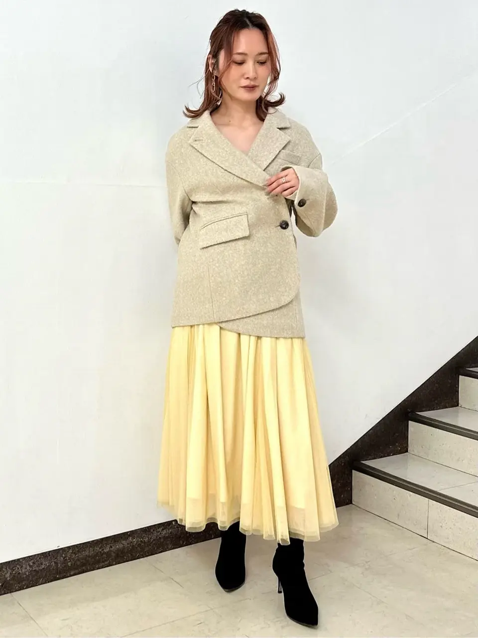 GRACE CONTINENTAL The Banquet Kogane. コーディネート画像