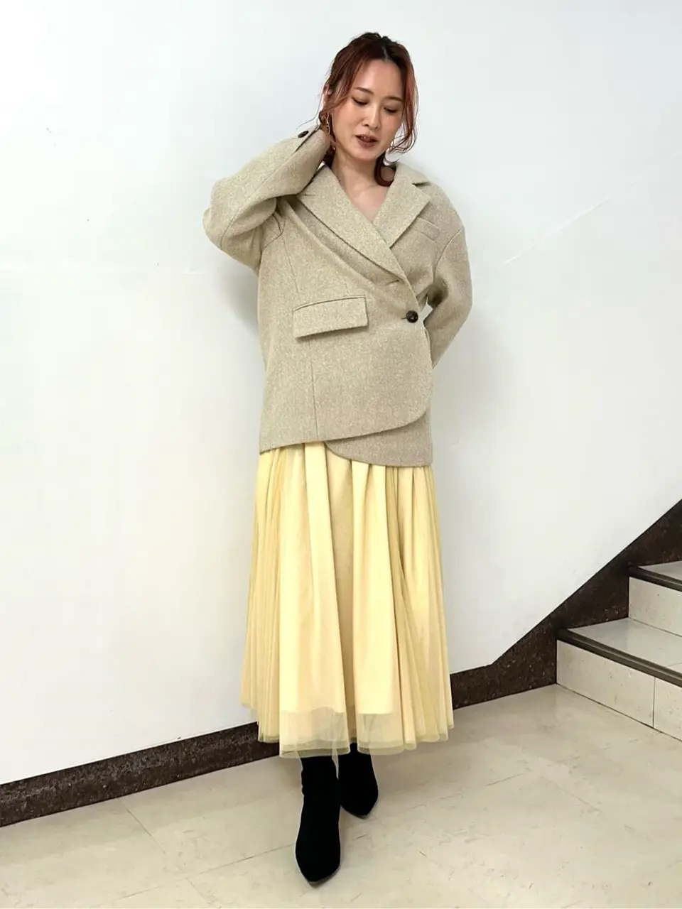 GRACE CONTINENTAL The Banquet Kogane. コーディネート画像