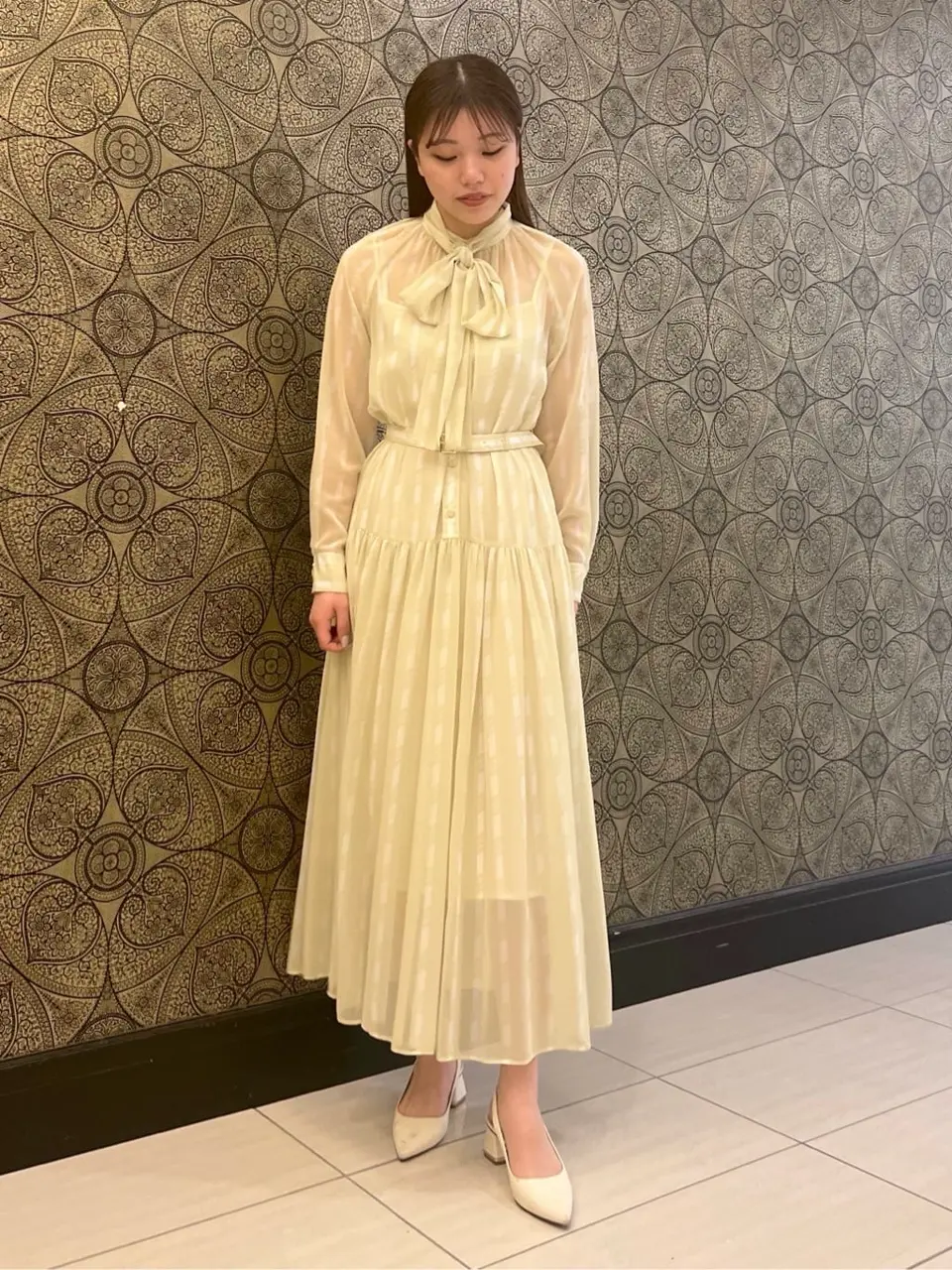 GRACE CONTINENTAL The Banquet 赤坂 梨来 コーディネート画像