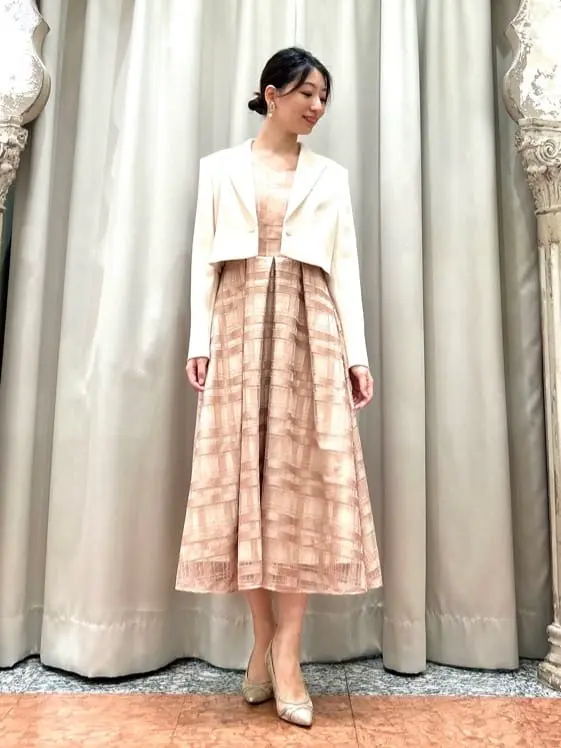 23年 完売品 グレースコンチネンタル キャメル トリアセリネンショートジレ36 トリアセショートジレ / GRACE CONTINENTAL | GRACE CONTINENTAL