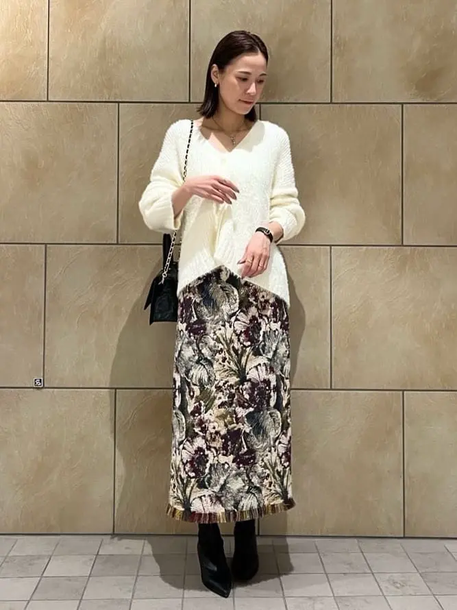 GRACE CONTINENTAL The Banquet 亀田 未希 コーディネート画像