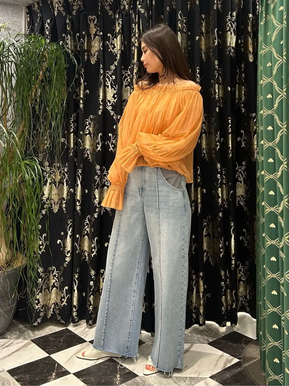 GRACE CONTINENTAL The Banquet 志田　悠 コーディネート画像