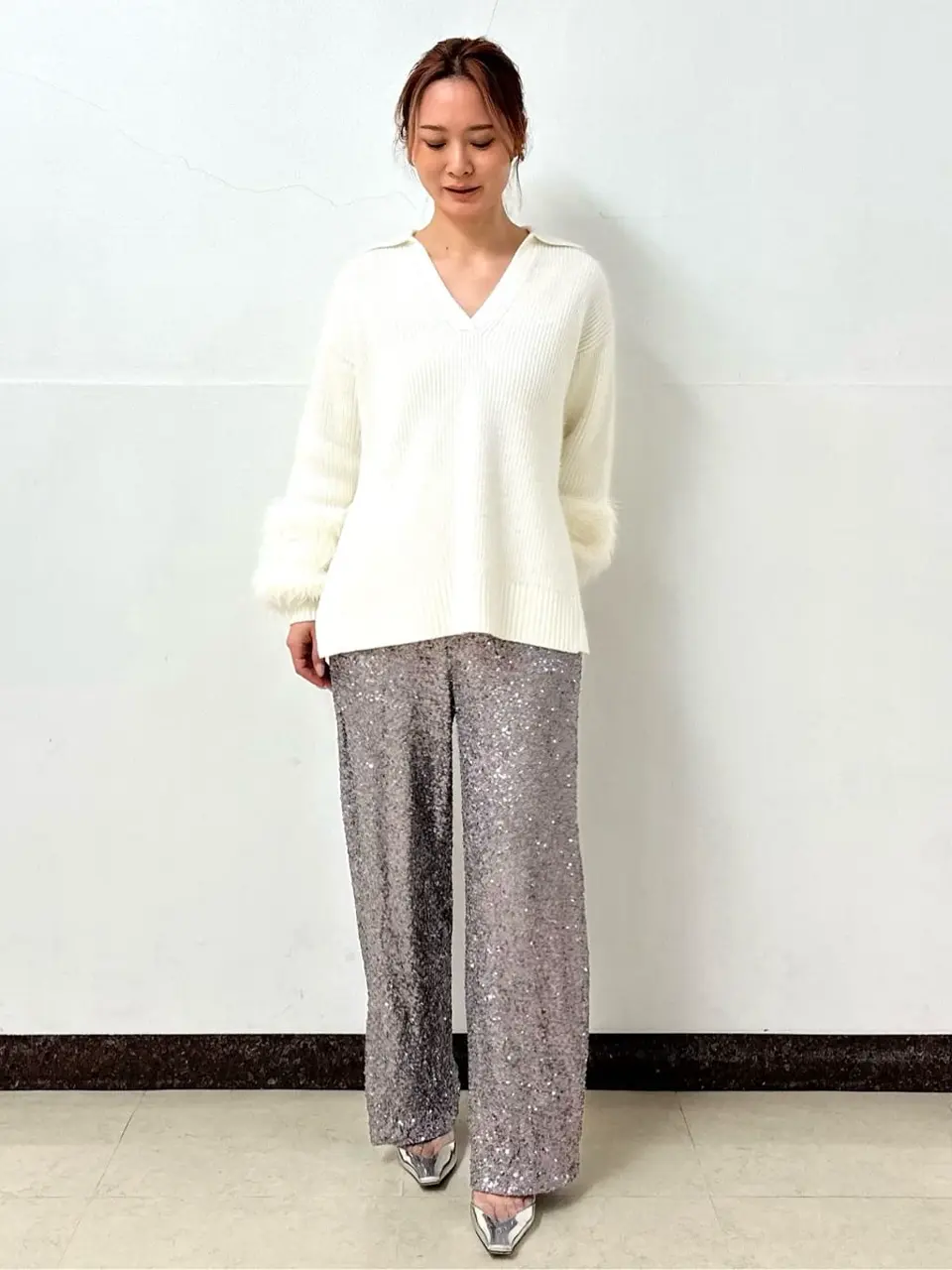 GRACE CONTINENTAL The Banquet Kogane. コーディネート画像