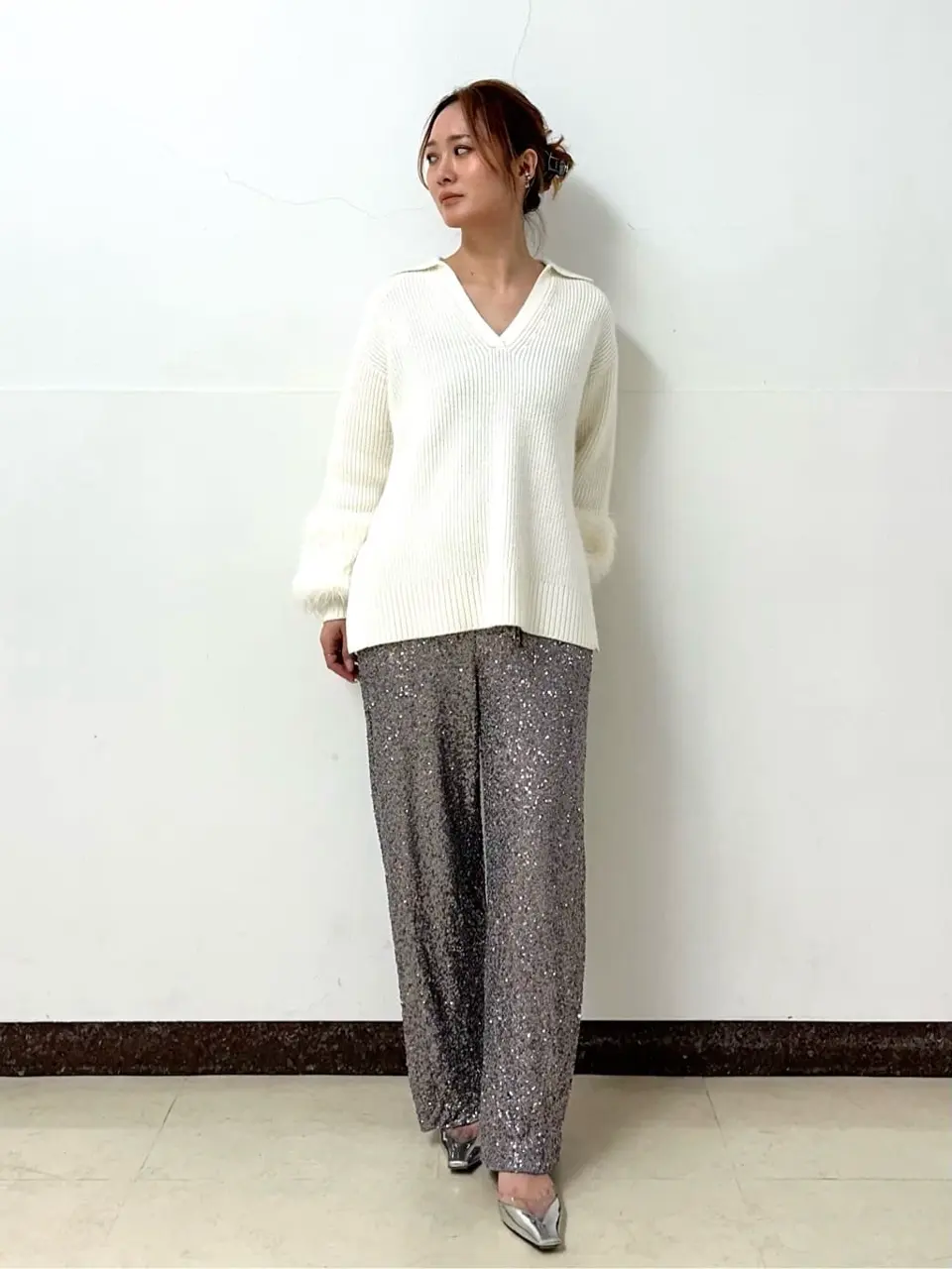 GRACE CONTINENTAL The Banquet Kogane. コーディネート画像