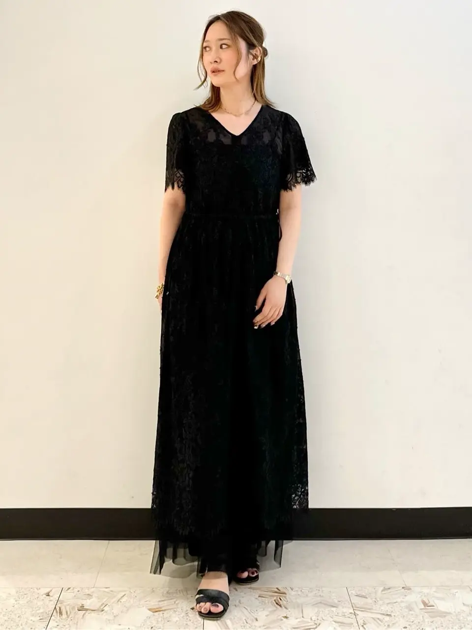 GRACE CONTINENTAL The Banquet Kogane. コーディネート画像