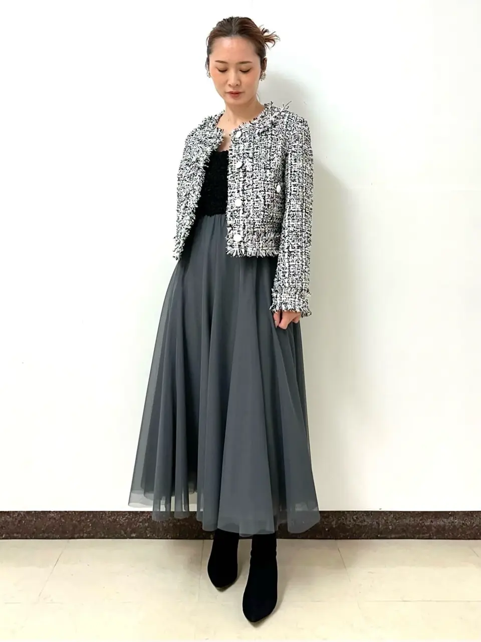 GRACE CONTINENTAL The Banquet Kogane. コーディネート画像