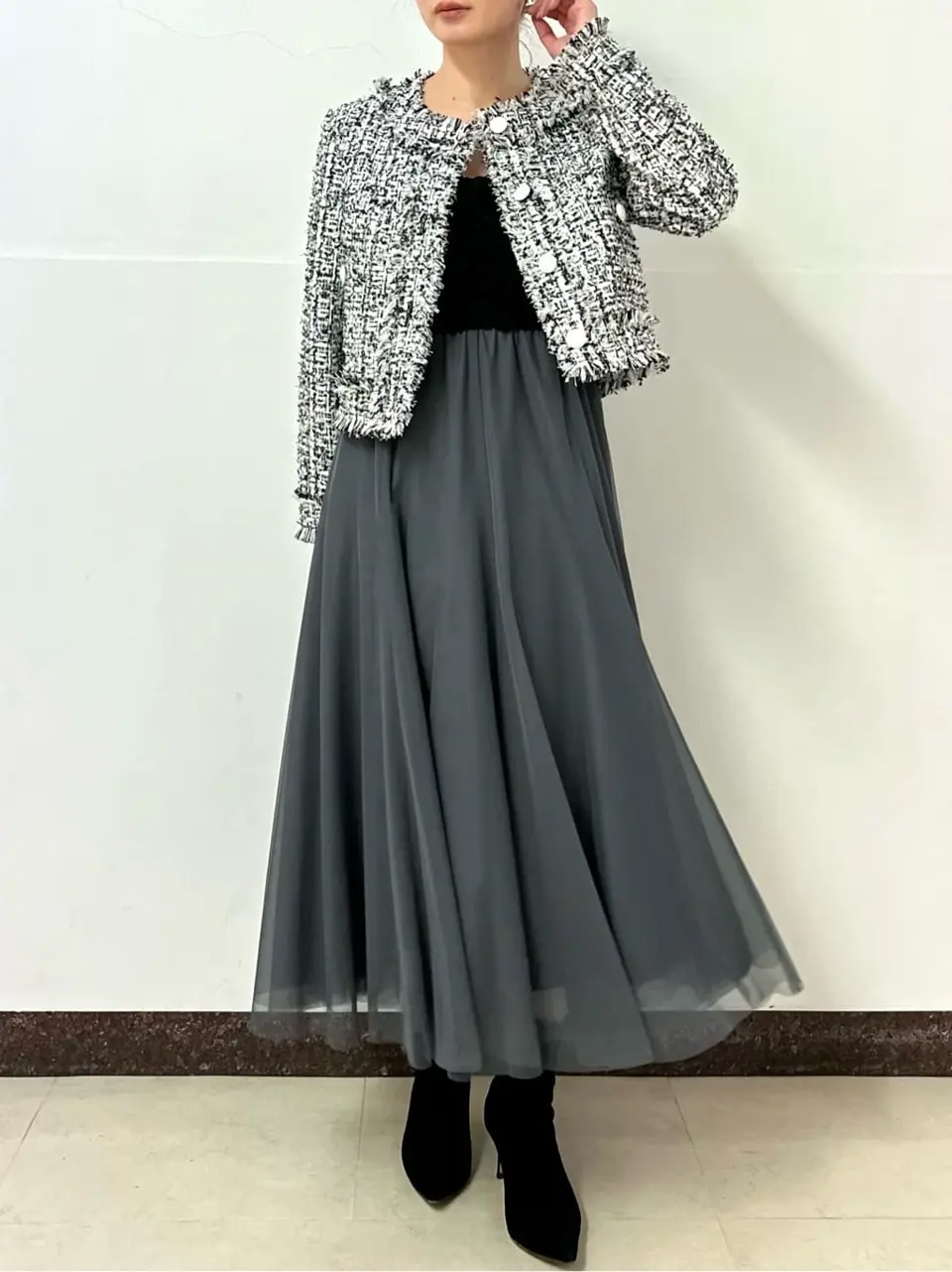 GRACE CONTINENTAL The Banquet Kogane. コーディネート画像