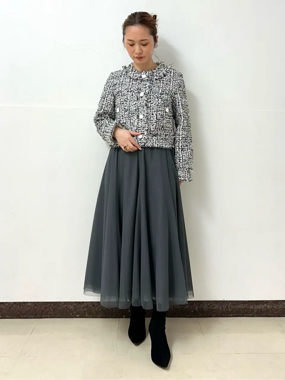 GRACE CONTINENTAL The Banquet Kogane. コーディネート画像