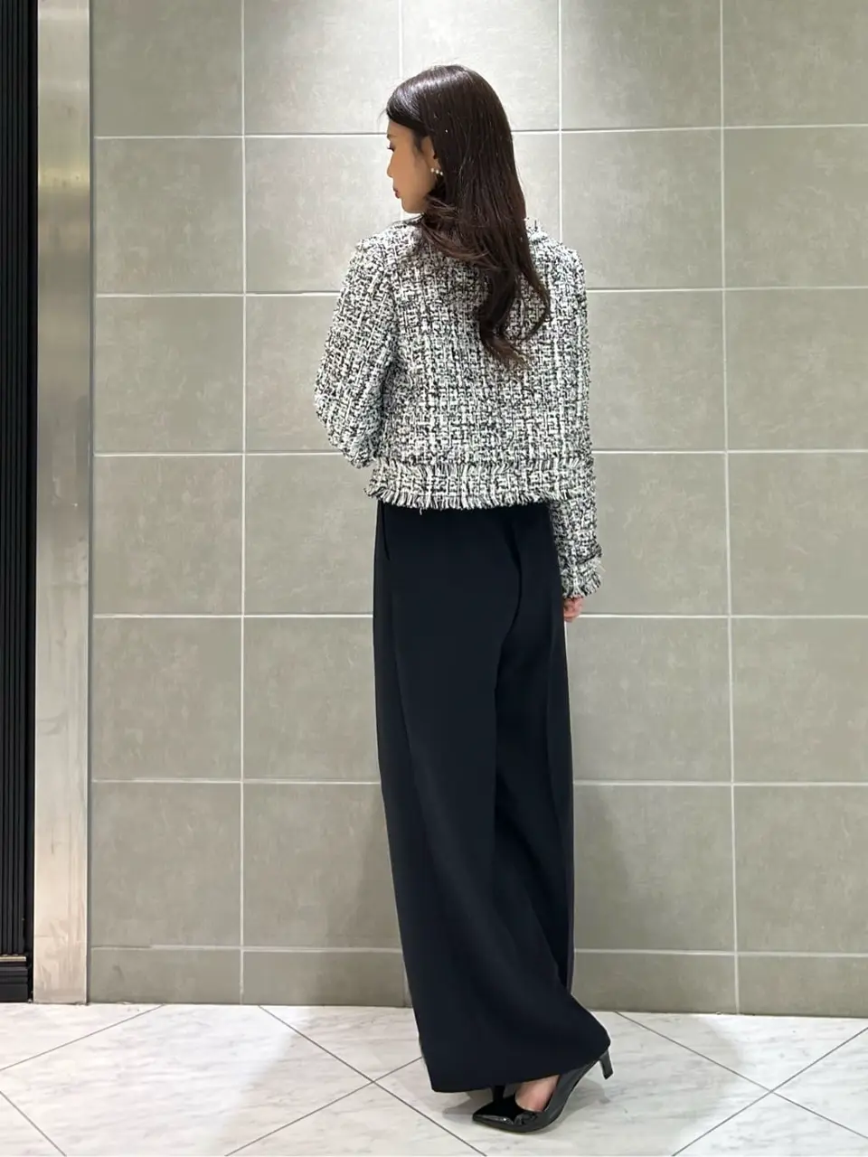 GRACE CONTINENTAL The Banquet 志田　悠 コーディネート画像