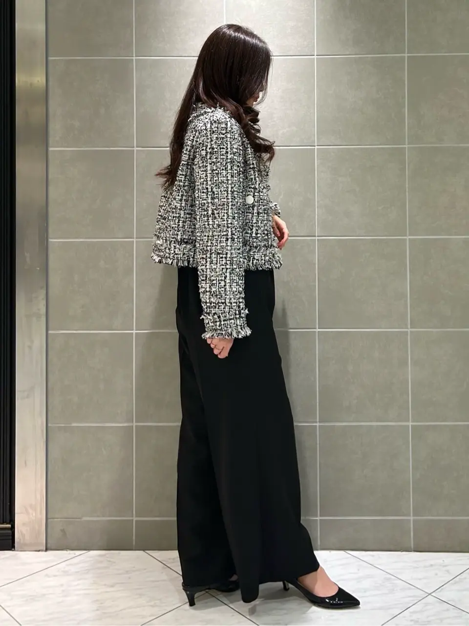 GRACE CONTINENTAL The Banquet 志田　悠 コーディネート画像