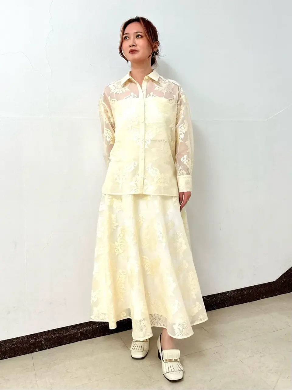 GRACE CONTINENTAL The Banquet Kogane. コーディネート画像