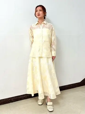 GRACE CONTINENTAL The Banquet Kogane. コーディネート画像