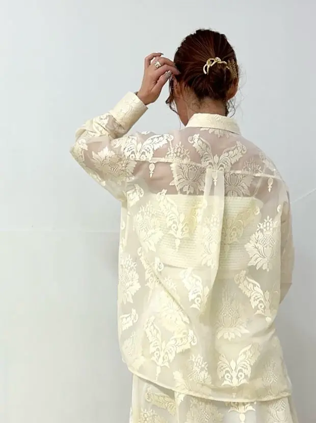 GRACE CONTINENTAL The Banquet Kogane. コーディネート画像