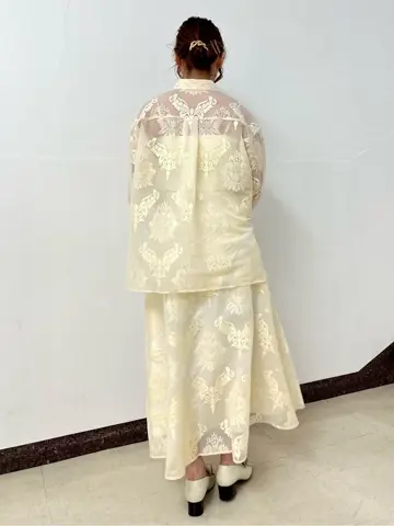 GRACE CONTINENTAL The Banquet Kogane. コーディネート画像