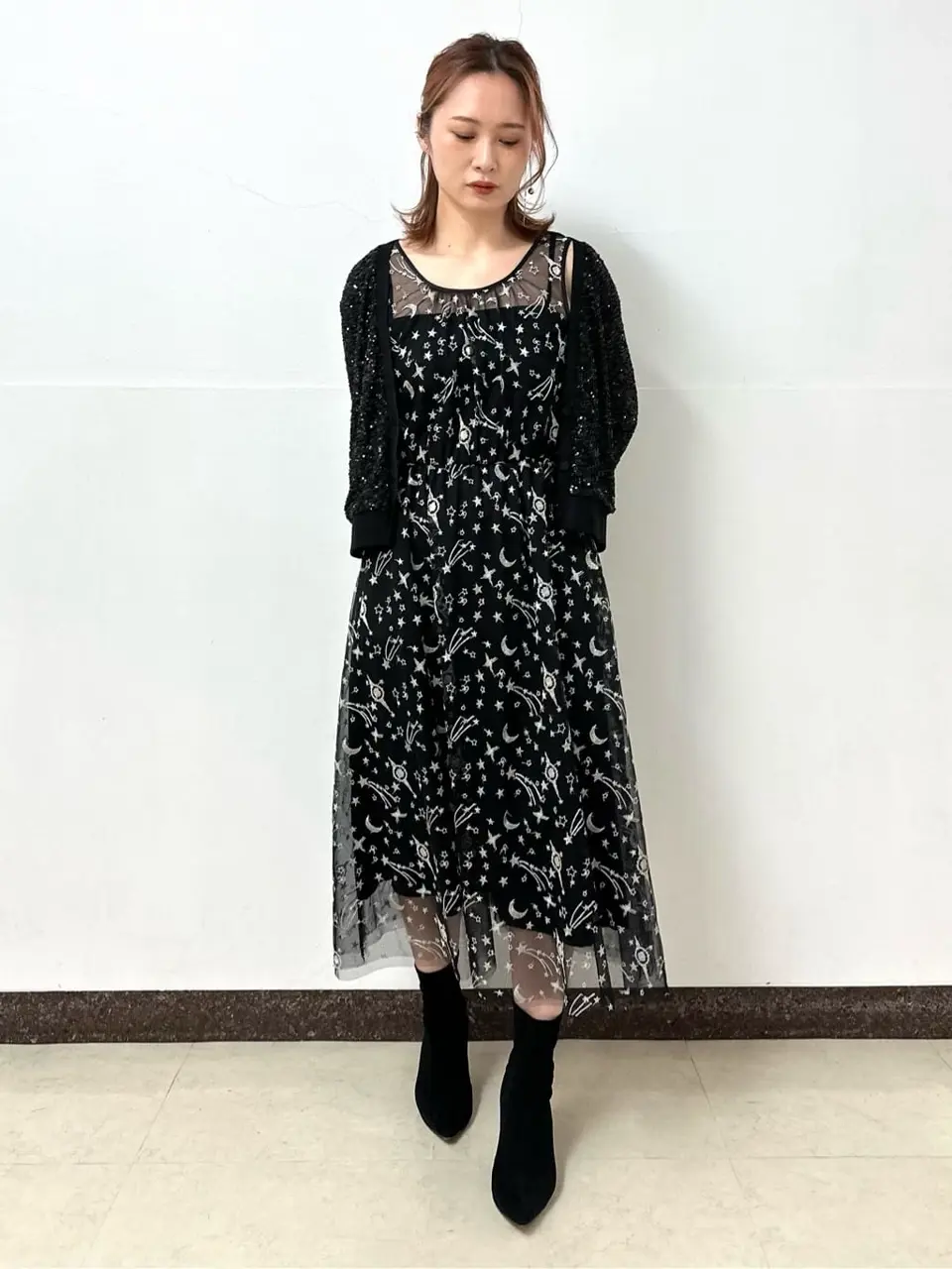 GRACE CONTINENTAL The Banquet Kogane. コーディネート画像