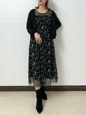 GRACE CONTINENTAL The Banquet Kogane. コーディネート画像