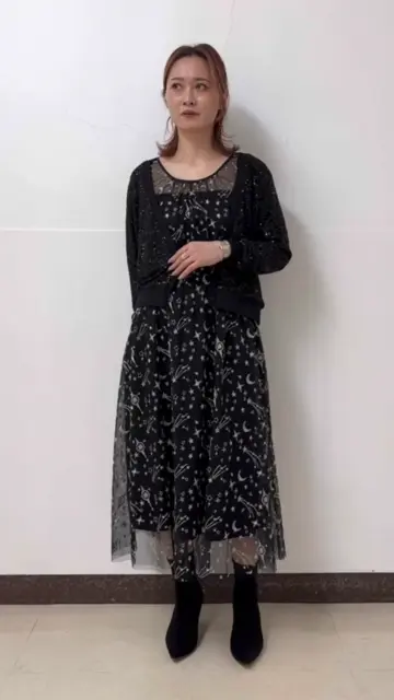 GRACE CONTINENTAL The Banquet Kogane. コーディネート画像