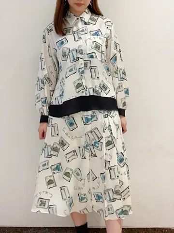 GRACE CONTINENTAL The Banquet mikiho コーディネート画像