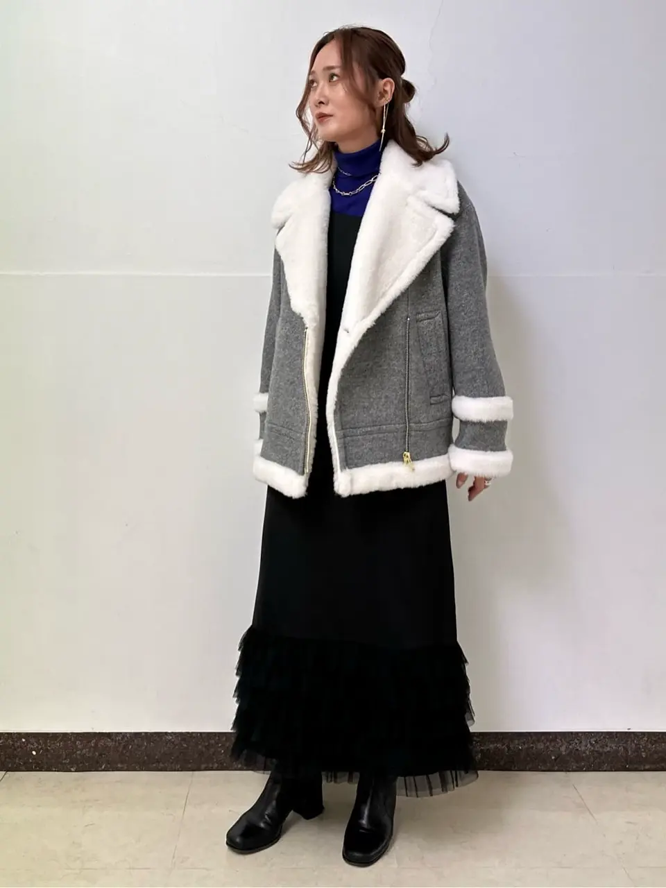 GRACE CONTINENTAL The Banquet Kogane. コーディネート画像