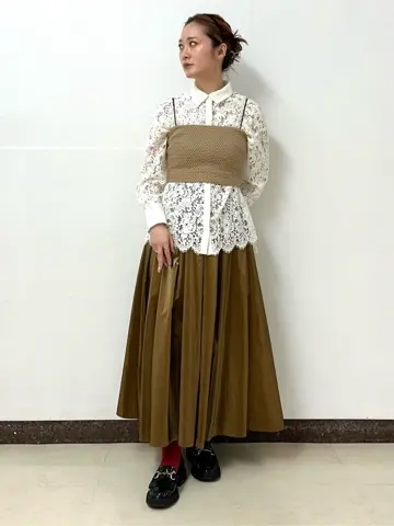 GRACE CONTINENTAL The Banquet Kogane. コーディネート画像