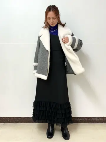 GRACE CONTINENTAL The Banquet Kogane. コーディネート画像