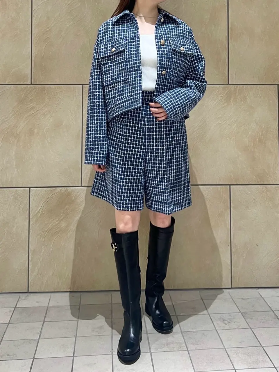 GRACE CONTINENTAL The Banquet 赤坂 梨来 コーディネート画像