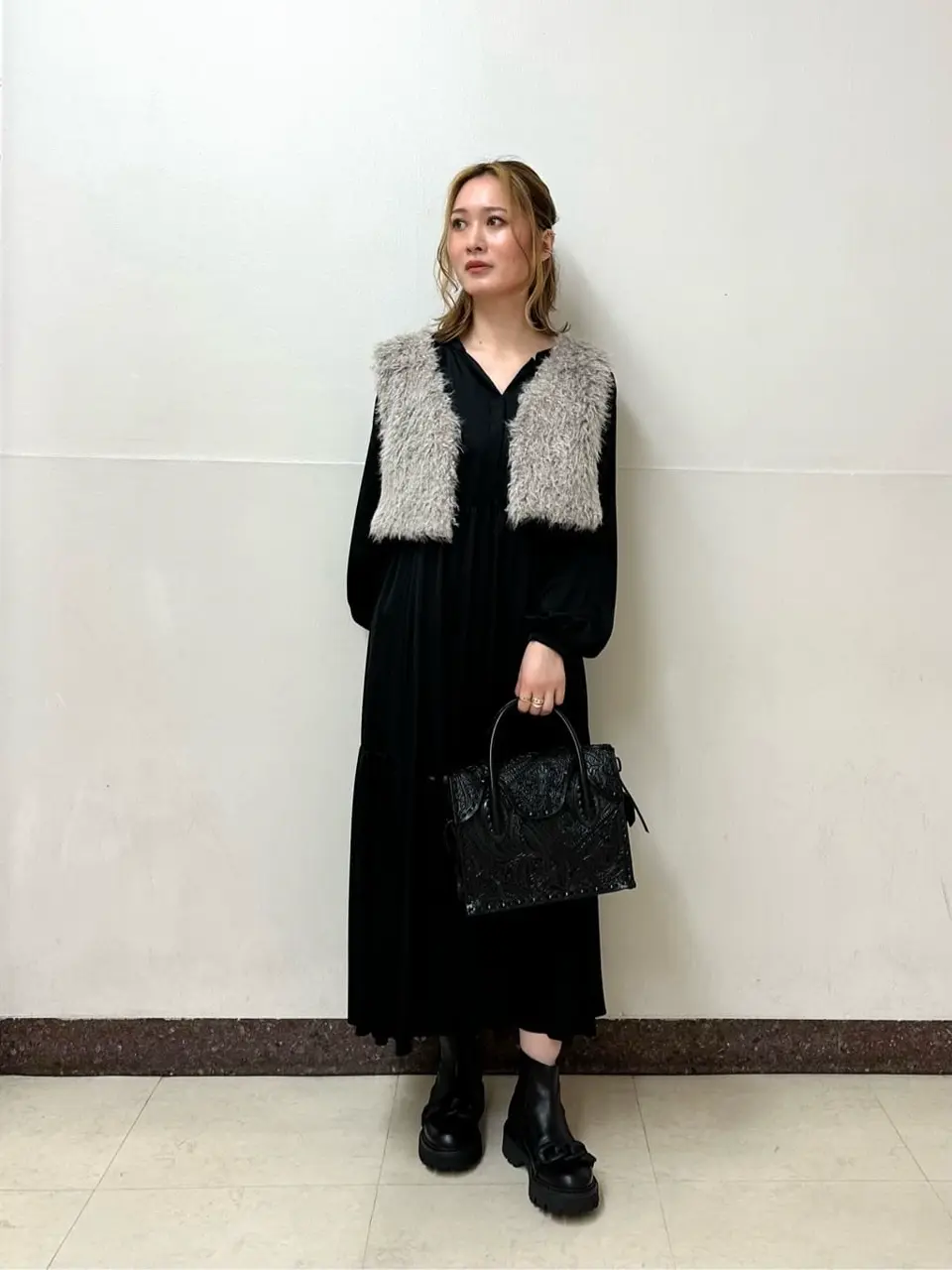 GRACE CONTINENTAL The Banquet Kogane. コーディネート画像