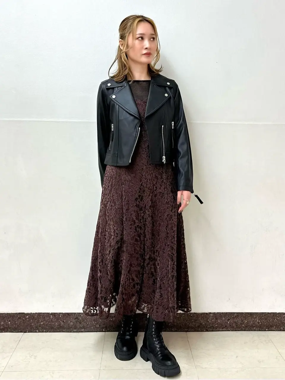 GRACE CONTINENTAL The Banquet Kogane. コーディネート画像