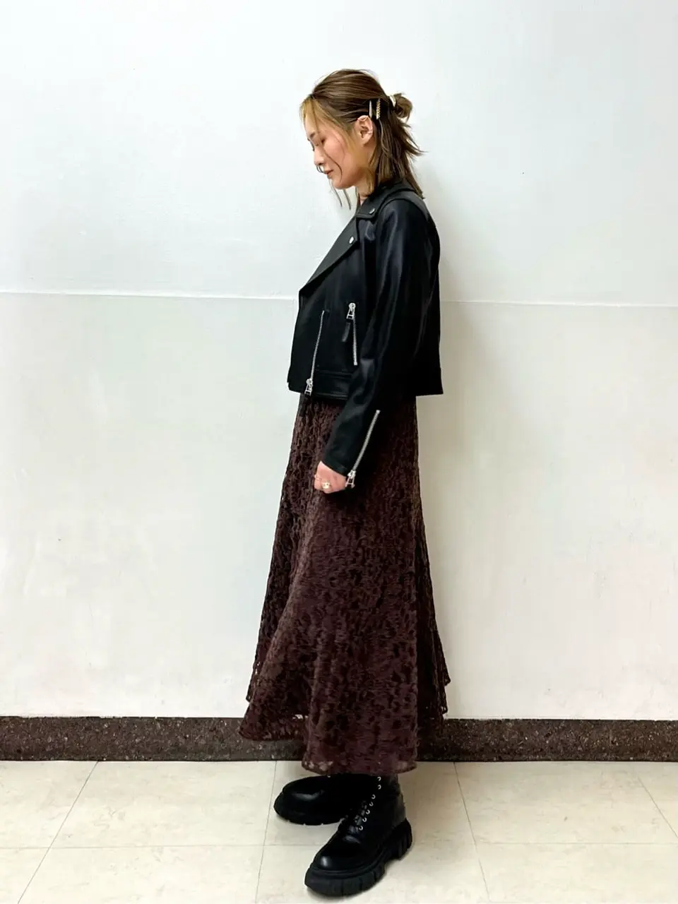 GRACE CONTINENTAL The Banquet Kogane. コーディネート画像