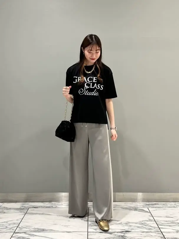⭐新品未使用⭐GRACE CLASS レタードシルケットTシャツ レタードシルケットTシャツ / GRACE CONTINENTAL | GRACE