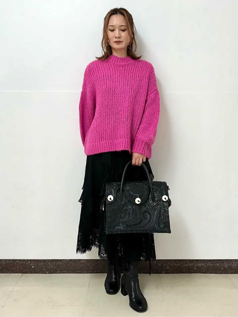 GRACE CONTINENTAL The Banquet Kogane. コーディネート画像