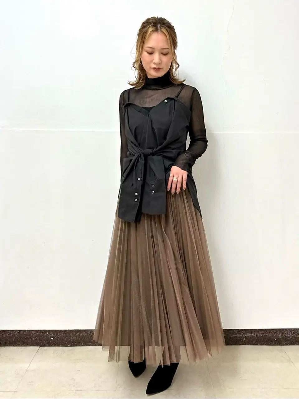 GRACE CONTINENTAL The Banquet Kogane. コーディネート画像