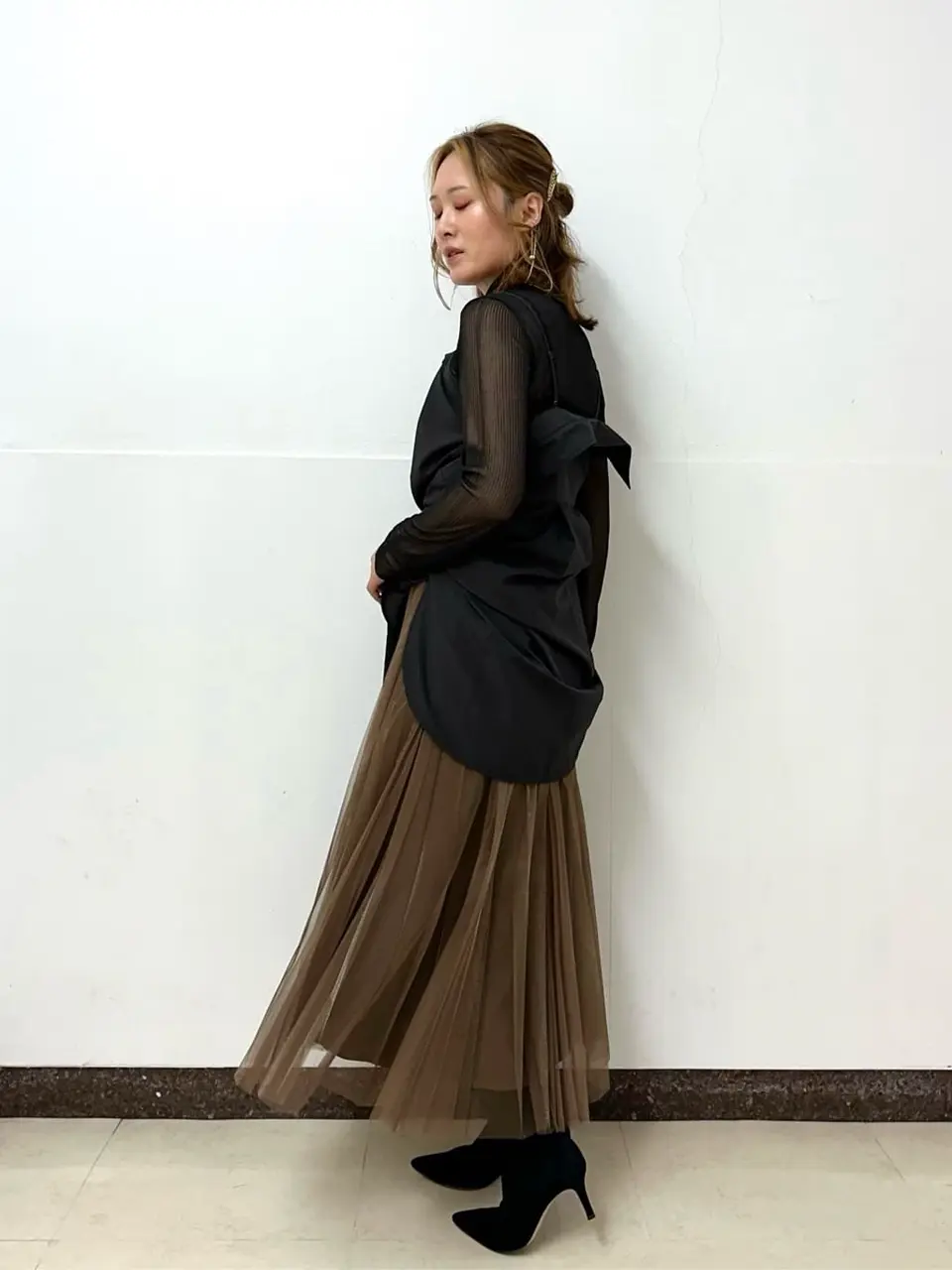 GRACE CONTINENTAL The Banquet Kogane. コーディネート画像