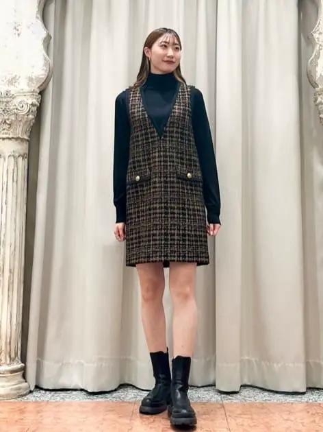 グレースコンチネンタル グレースクラス ツイードミニワンピース ツイードミニワンピース / GRACE CONTINENTAL | GRACE