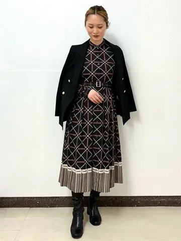 GRACE CONTINENTAL The Banquet Kogane. コーディネート画像