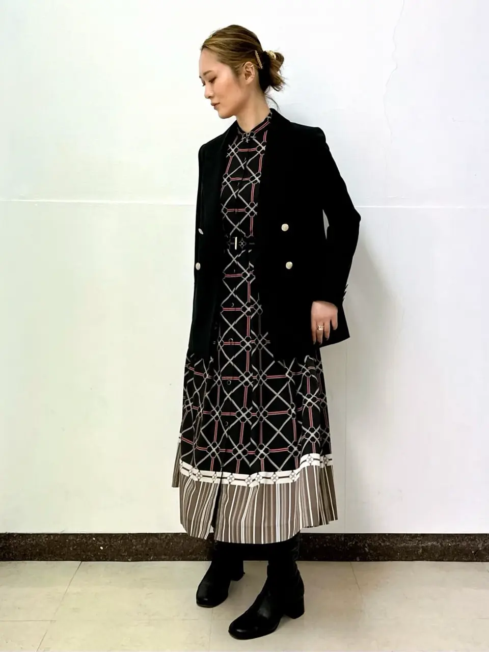 GRACE CONTINENTAL The Banquet Kogane. コーディネート画像