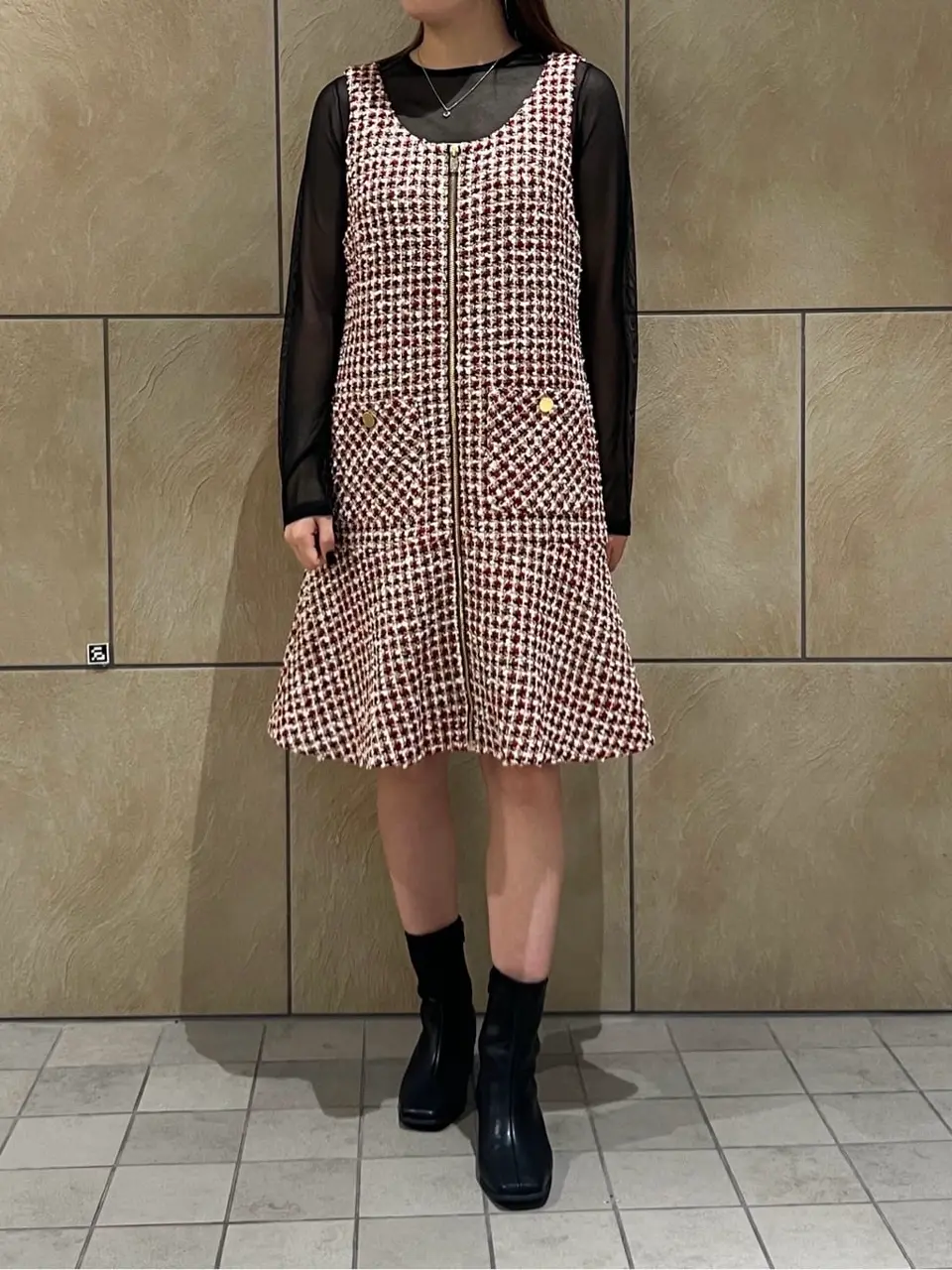 GRACE CONTINENTAL The Banquet 赤坂 梨来 コーディネート画像