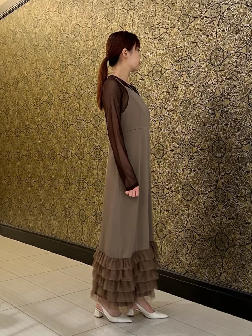 GRACE CONTINENTAL The Banquet 赤坂 梨来 コーディネート画像