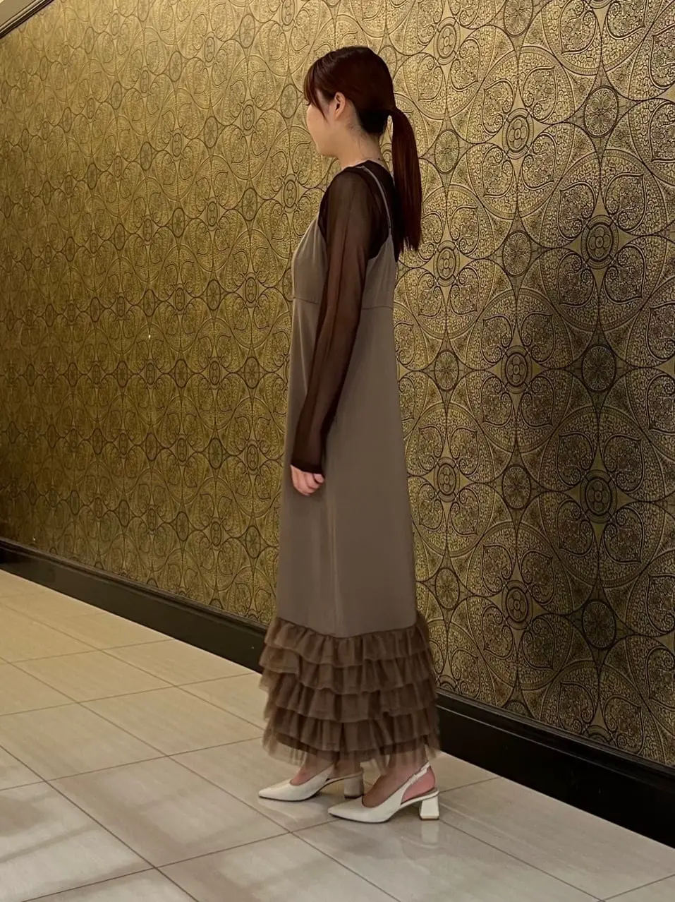 GRACE CONTINENTAL The Banquet 赤坂 梨来 コーディネート画像