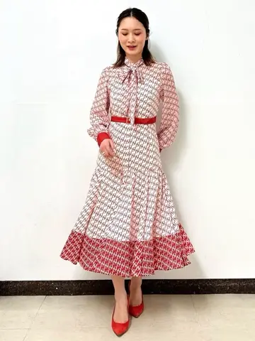 GRACE CONTINENTAL The Banquet Kogane. コーディネート画像