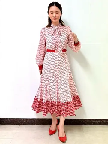 GRACE CONTINENTAL The Banquet Kogane. コーディネート画像