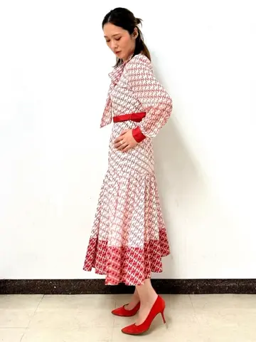 GRACE CONTINENTAL The Banquet Kogane. コーディネート画像