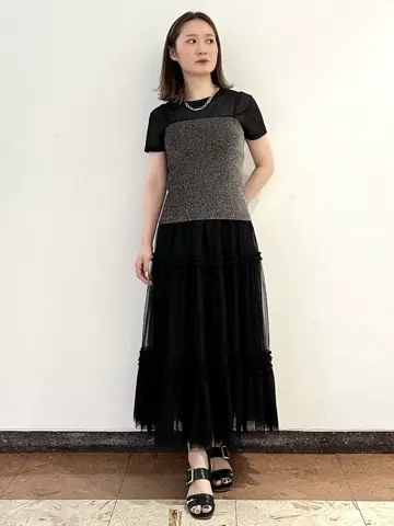 GRACE CONTINENTAL The Banquet Kogane. コーディネート画像