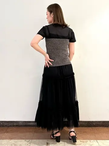 GRACE CONTINENTAL The Banquet Kogane. コーディネート画像