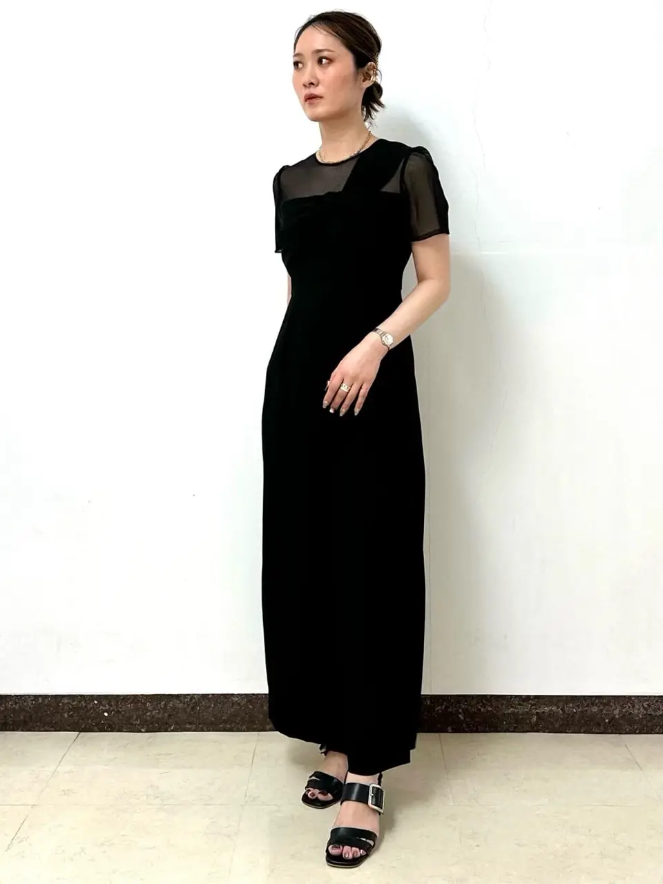 GRACE CONTINENTAL The Banquet Kogane. コーディネート画像