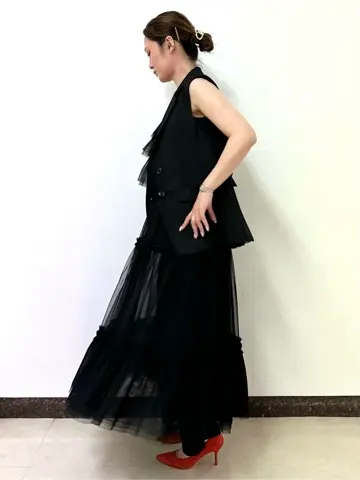 GRACE CONTINENTAL The Banquet Kogane. コーディネート画像