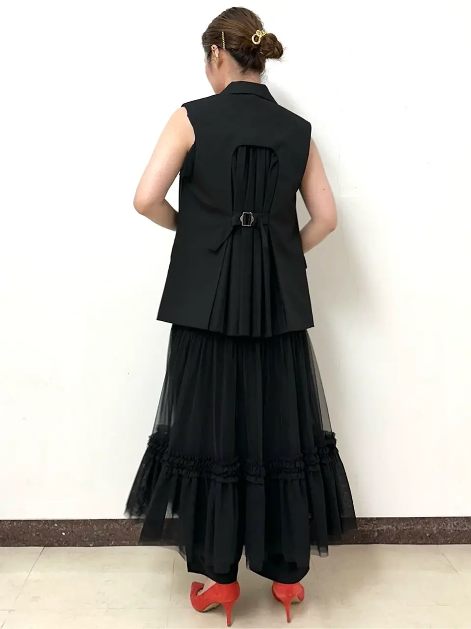 GRACE CONTINENTAL The Banquet Kogane. コーディネート画像