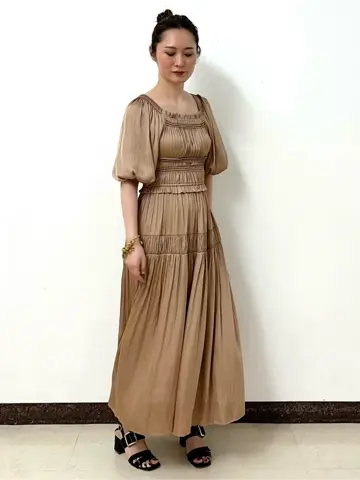 GRACE CONTINENTAL The Banquet Kogane. コーディネート画像