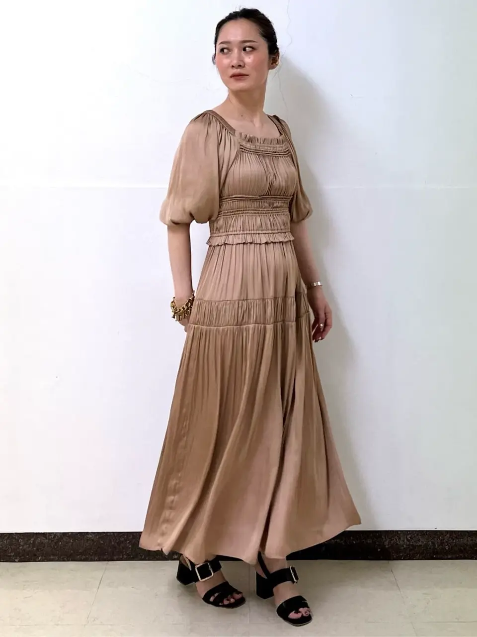 GRACE CONTINENTAL The Banquet Kogane. コーディネート画像